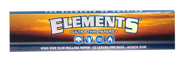 Elements King Size Slim Ultra Thin Papier (1 Box) — Vorschaubild