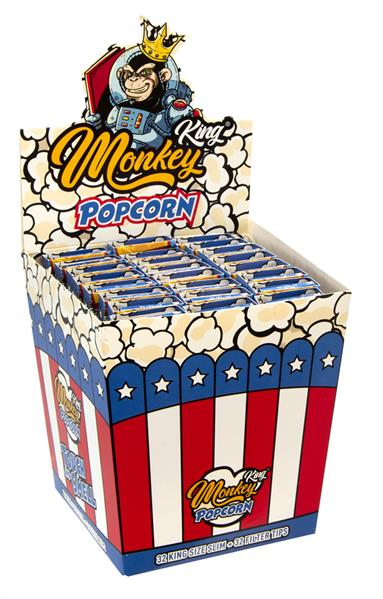 MONKEY KING Smell Pack KSS Papers & Tips "Popcorn" (24x 32+32) (1 Box) von MONKEY KING — online kaufen bei Only Bubatz