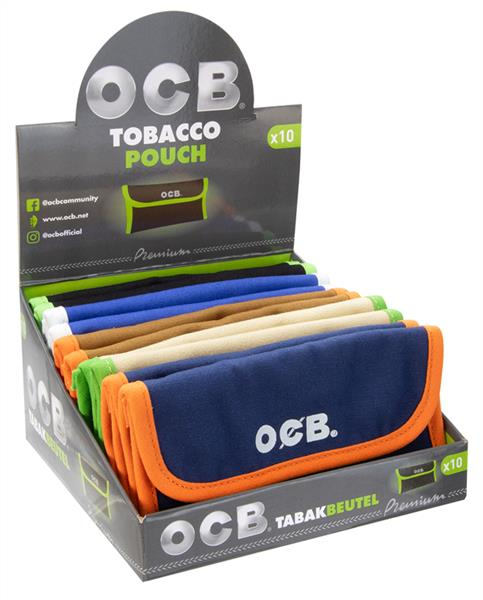 OCB Tabakbeutel, sort. Farben, 10er Display von OCB — online kaufen bei Only Bubatz