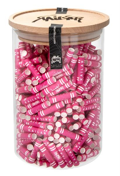 Kailar Cellulose Aktivkohle-Filter Slim ø 5,9mm, PINK 500er Glas von Kailar — online kaufen bei Only Bubatz