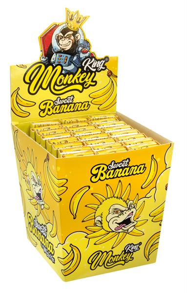 MONKEY KING Smell Pack KSS Papers & Tips "Sweet Banana" (24x 32+32) (1 Box) von MONKEY KING — online kaufen bei Only Bubatz