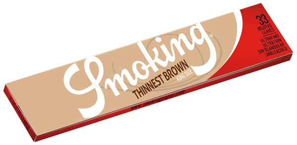 Smoking BROWN Thinnest King Size Papier (1 Box) — Vorschaubild