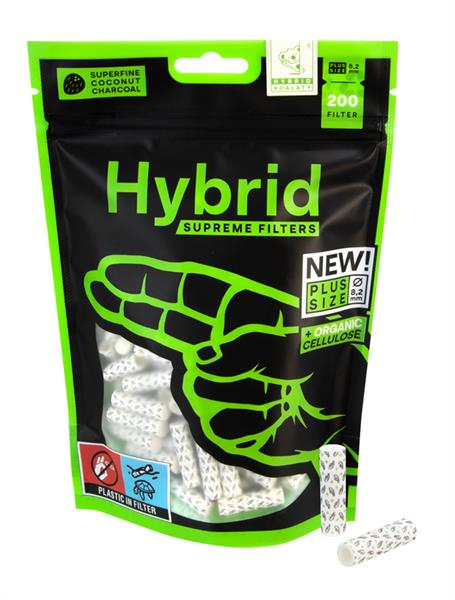 Hybrid Supreme Filters Plus Size, ø 8,2mm, 200er Beutel von Hybrid — online kaufen bei Only Bubatz