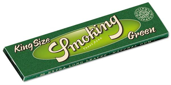 Smoking Green King Size Papier (1 Box) — Vorschaubild