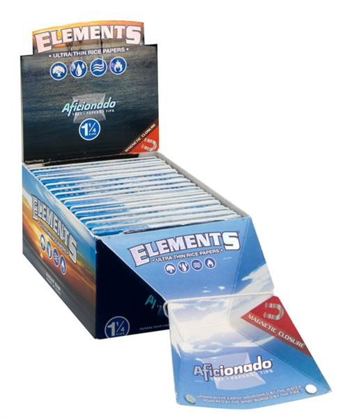 Elements Aficionado, 1 1/4 & Tips Papier (1 Box) von Elements — online kaufen bei Only Bubatz