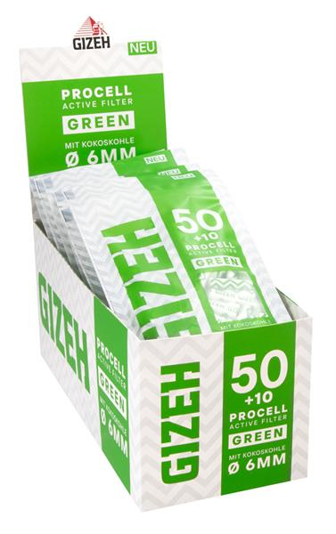 Gizeh ProCell Active Filter GREEN ø 6mm (1 Display) von Gizeh — online kaufen bei Only Bubatz