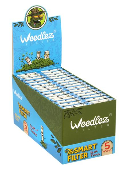 WEEDLEZ® Slim Trino 5mm CLASSIC Smart Filter Zellulose-Aktivkohlefilter, 30x 10er (1 Display) von WEEDLEZ — online kaufen bei Only Bubatz