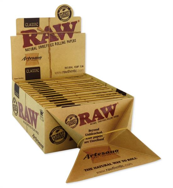 RAW Classic Artesano King Size Slim Papier + Filtertips (1 Box) von RAW — online kaufen bei Only Bubatz