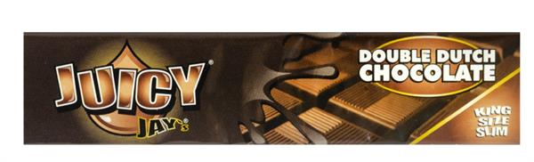Juicy Jays King Size Slim aromat. Papier, Double Dutch Chocolate (1 Box) — Vorschaubild