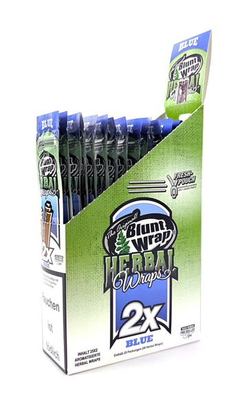 Blunt Wrap Herbal Wraps, BLUE (1 Box) — Vorschaubild