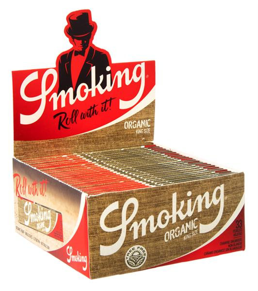 Smoking Organic King Size Slim Papier (1 Box) von Smoking — online kaufen bei Only Bubatz