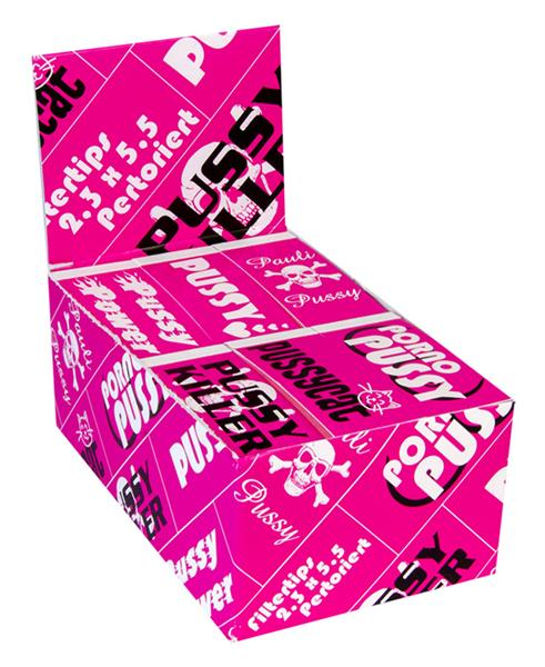 PUSSY Tips Filtertips pink (1 Box) — online kaufen bei Only Bubatz