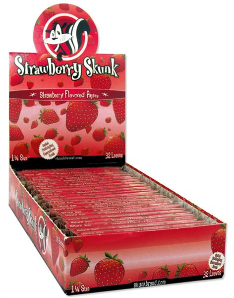 SKUNK 1 1/4 aromat. Papier STRAWBERRY (1 Box) von Skunk — online kaufen bei Only Bubatz