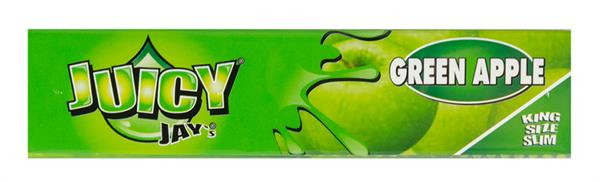 Juicy Jays King Size Slim aromat. Papier, Green Apple (1 Box) — Vorschaubild