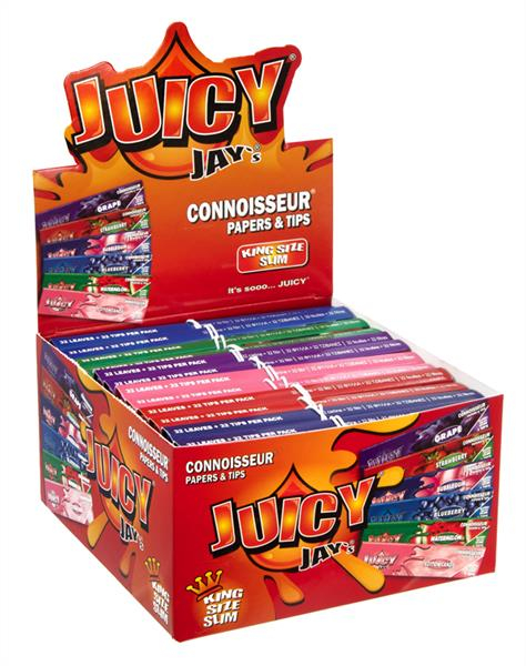 Juicy Classic KS Slim Connoisseur Papier + Filtertips (1 Box) — online kaufen bei Only Bubatz