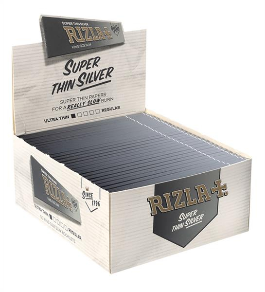 Rizla Silber King Size Slim Papier (1 Box) — Vorschaubild