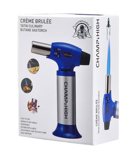 Champ High Torch Gasbrenner "Tatin Crème Brulée", blau-silber — Vorschaubild
