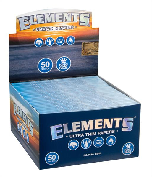 Elements King Size Ultra Thin Papier (1 Box) von Elements — online kaufen bei Only Bubatz