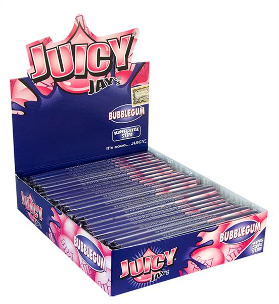 Juicy Jays King Size Slim aromat. Papier, Bubblegum (1 Box) von Juicy Jays — online kaufen bei Only Bubatz