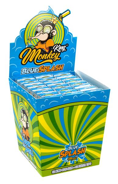 MONKEY KING Smell Pack KSS Papers & Tips "Blue Splash" (24x 32+32) (1 Box) von MONKEY KING — online kaufen bei Only Bubatz