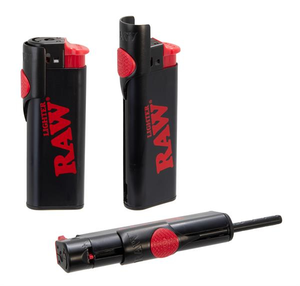 RAW Phoenix Elektronikfeuerzeuge Schwarz, 30er Display — Vorschaubild
