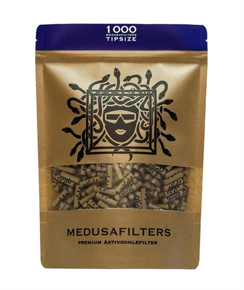 MEDUSA Aktiv-Cellulose-Filter ORGANIC ø 6mm Aktivkohlefilter, 1.000er Beutel von MEDUSA — online kaufen bei Only Bubatz