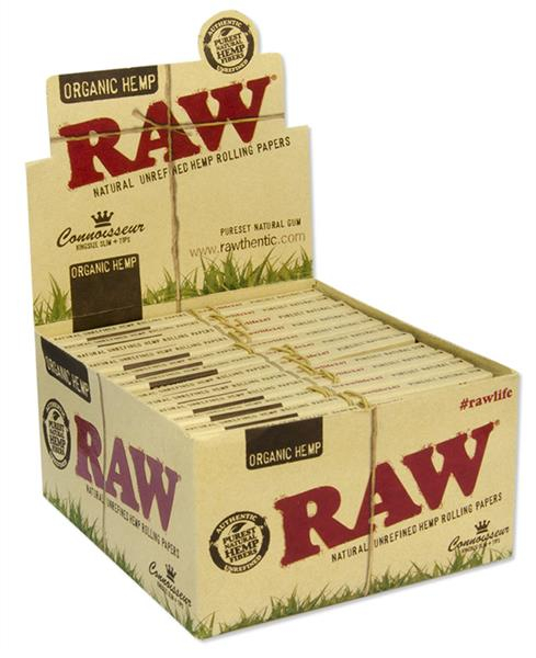 RAW Organic Connoisseur King Size Slim Papier + Filtertips (1 Box) von RAW — online kaufen bei Only Bubatz