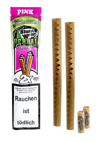 Blunt Wrap Herbal Wraps, PINK (1 Box) — Vorschaubild