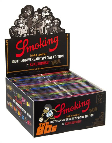 Smoking KUKUXUMUSU "100th Anniversary Special Edition" King Size Slim Papier (1 Box) von Smoking — online kaufen bei Only Bubatz