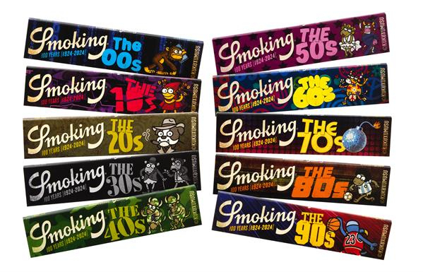 Smoking KUKUXUMUSU "100th Anniversary Special Edition" King Size Slim Papier (1 Box) — Vorschaubild