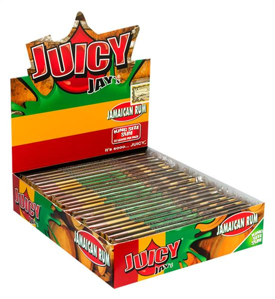 Juicy Jays King Size Slim aromat. Papier, Jamaican Rum (1 Box) von Juicy Jays — online kaufen bei Only Bubatz
