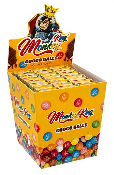 MONKEY KING Smell Pack KSS Papers & Tips "Choco Balls" (24x 32+32) (1 Box) von MONKEY KING — online kaufen bei Only Bubatz