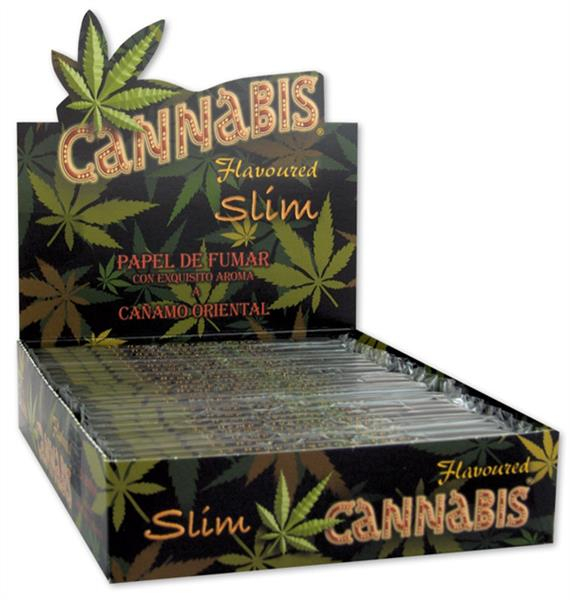 CANNABIS King Size SLIM aromatisiertes Papier (1 Box) — online kaufen bei Only Bubatz