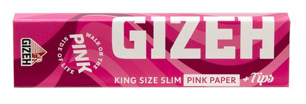 Gizeh ALL PINK King Size Slim Papier + Tips (1 Box) — Vorschaubild