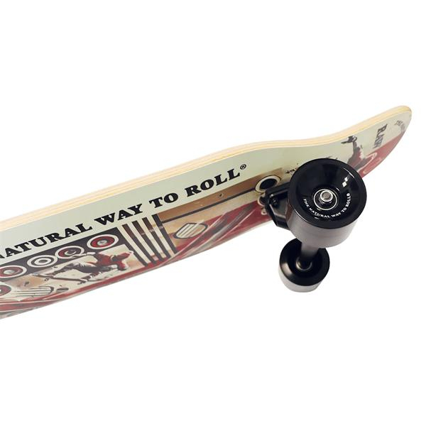 RAW Long Board mit Rollen und Grip Tape, Dancer — Vorschaubild