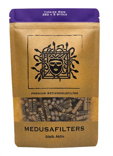 MEDUSA Aktiv-Cellulose-Filter ø 6mm Aktivkohlefilter, 250er Beutel von MEDUSA — online kaufen bei Only Bubatz