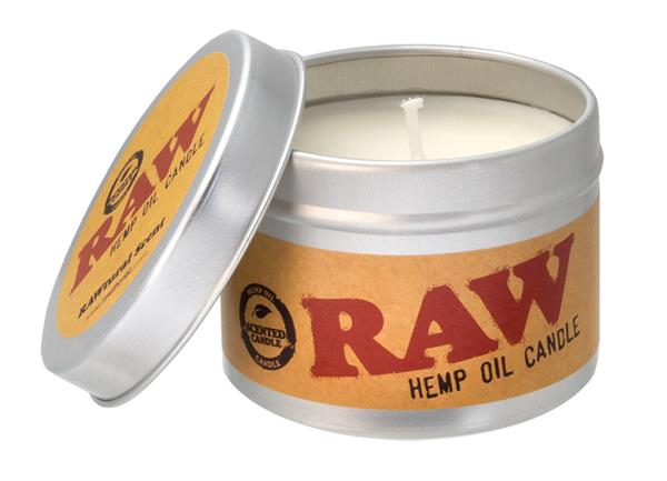 RAW Hemp Oil Candle Duftkerze, in Metalldose von RAW — online kaufen bei Only Bubatz