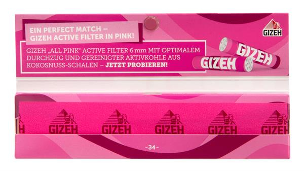 Gizeh ALL PINK King Size Slim Zigarettenpapier (1 Box) — Vorschaubild