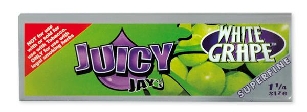 Juicy Jays "SUPERFINE" 1 1/4 aromat. Papier, White Grape (1 Box) — Vorschaubild