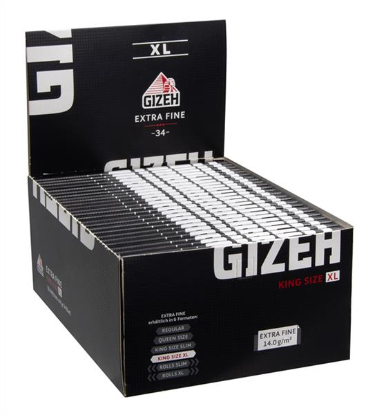 Gizeh EXTRA FINE King Size XLZigarettenpapier (1 Box) von Gizeh — online kaufen bei Only Bubatz