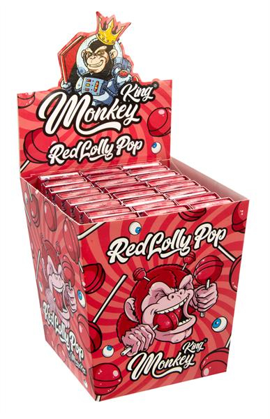 MONKEY KING Smell Pack KSS Papers & Tips "Red Lolly Pop" (24x 32+32) (1 Box) von MONKEY KING — online kaufen bei Only Bubatz