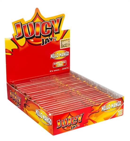Juicy Jays King Size Slim aromat. Papier, Mello Mango (1 Box) von Juicy Jays — online kaufen bei Only Bubatz