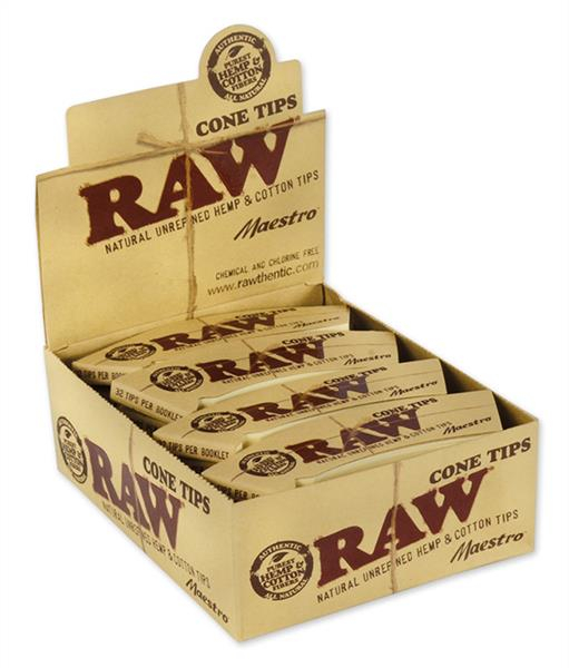 RAW CONE SHAPED MAESTRO Slim Filtertips perforiert (1 Box) von RAW — online kaufen bei Only Bubatz