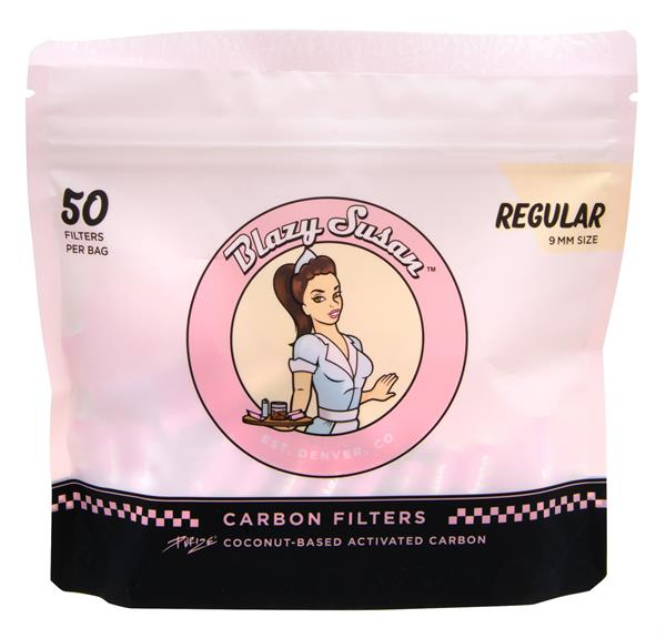 PURIZE® Aktivkohlefilter "Blazy Susan" PINK, ø 9mm, 50er Packung von PURIZE — online kaufen bei Only Bubatz