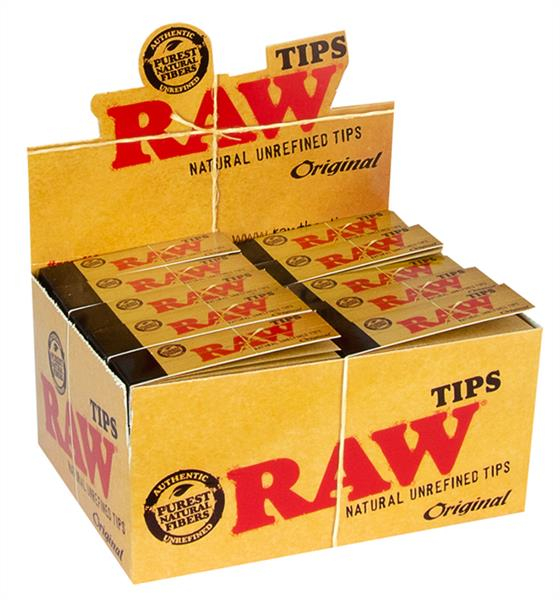 RAW Unbleached Filtertips schmal perforiert (1 Box) von RAW — online kaufen bei Only Bubatz