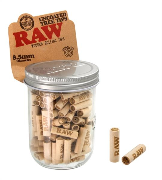 RAW Uncoated Tree Tips Holzfiltertips, 135 Filter/Glas von RAW — online kaufen bei Only Bubatz