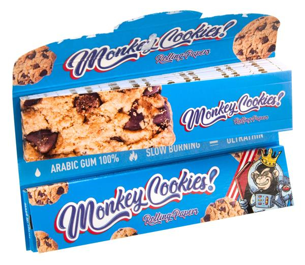 MONKEY KING Smell Pack KSS Papers & Tips "Monkey Cookies" (24x 32+32) (1 Box) — Vorschaubild