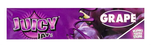 Juicy Jays King Size Slim aromat. Papier, Grape (1 Box) — Vorschaubild