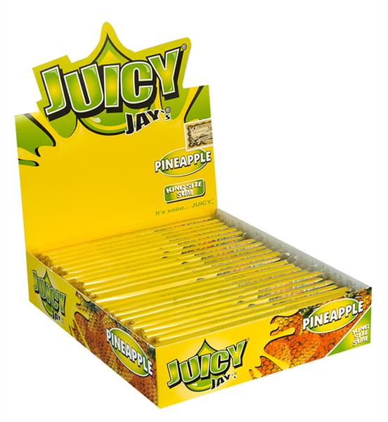 Juicy Jays King Size Slim aromat. Papier, Pineapple (1 Box) von Juicy Jays — online kaufen bei Only Bubatz