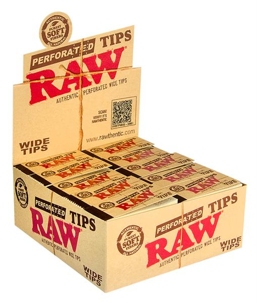 RAW Wide Filtertips perforiert (1 Box) von RAW — online kaufen bei Only Bubatz